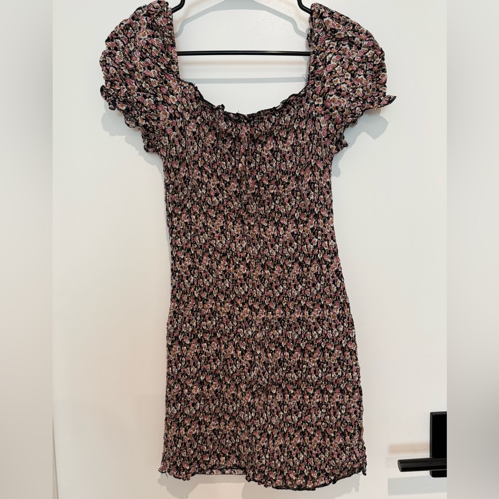 Floral Puff Sleeve Dress
